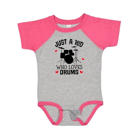 

Inktastic Future Drummer Kid Loves Drums Gift Baby Boy or Baby Girl Bodysuit