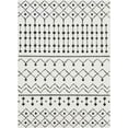 thumbnail image 4 of Mark&Day Area Rugs, 8x10 Ava Global Black/Charcoal Area Rug, Black Off-White Carpet for Living Room, Bedroom or Kitchen (7'10" x 10'3"), 4 of 6