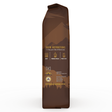 Boyer's Coffee Aspen Gold Coffee, Whole Bean Coffee, Medium Roast, 28 oz, Caffeinated