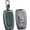 Short keychain Green, variant on Key Fob Cover Compatible with Toyota RAV4 Hybrid Camry Hybrid Corolla XSE C-HR Corolla Hatchback Prado 2012-2026 2/3/4 Button Keychain Case Holder Protector,Long Keychain Black