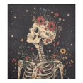 thumbnail image 6 of Yayeee Magnetic Dishwasher Cover for The Front Decoration Home Kitchen Machine Sticker Protector, Skeleton with Flowers Pattern, 6 of 6