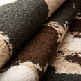 thumbnail image 4 of Superior Multi-toned Scalloped Pattern Indoor Area Rug, 5' x 8', Black, 4 of 4