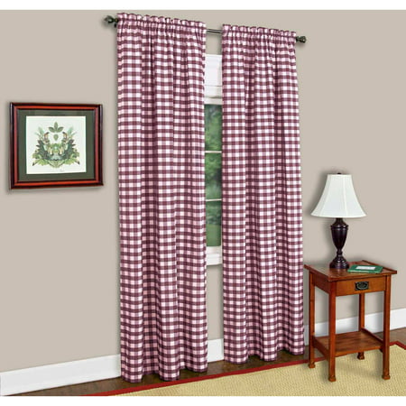 Achim Buffalo Check Window Curtain Panel (Best Electrical Panel For House)
