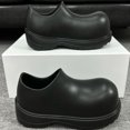 thumbnail image 1 of Botas Derby de cabeza grande de alta calidad, botas informales para mujer, zapatos de lluvia para mujer, zapatillas de deporte de dopamina de suela gruesa Unisex, calzado para exteriores, 1 of 5