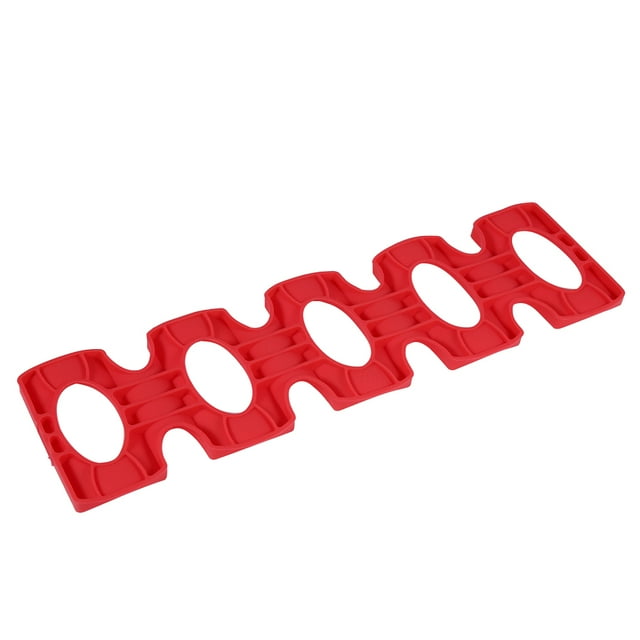 Estera para Botellas de Vino ANGGREK Soporte para Estante de Cerveza Lata de Nevera de Silicona Roja