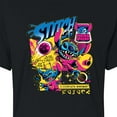 thumbnail image 3 of Disney - Lilo & Stitch - Stitch Comic Page - Juniors Cropped Cotton Blend T-Shirt, 3 of 5