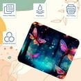 thumbnail image 3 of Firefly 8.3x9.8 Inch Square Non-Slip Rubber Bottom Printed Mouse Pad, Desk Pad for Office and Gaming, 3 of 6