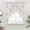 Pink, variant on Pink Rose Swag Curtains for Kitchen/Bedroom/Living Room, Modern Simple Romantic Flowers Floral Leaves Scalloped Curtains 63 Inch Long, Window Swag Topper Curtains Valances 2 Panels Set 36"x63"