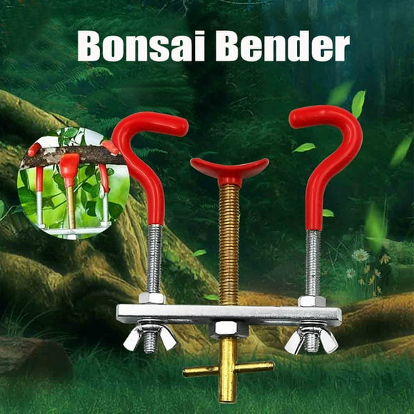 Bonsai Bender, Tree Branch Trunk Bender, Gardening Bonsai Tool Ceramic Vase Set Modern Mini Flower Flower Stands for Indoor Metal Ceramic Flower Pot with Saucer round Flower Pot Holder