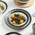 thumbnail image 4 of Stone + Lain Lucy Porcelain Collection Dinnerware Set, 32-Piece Service for 8, Beige, 4 of 6