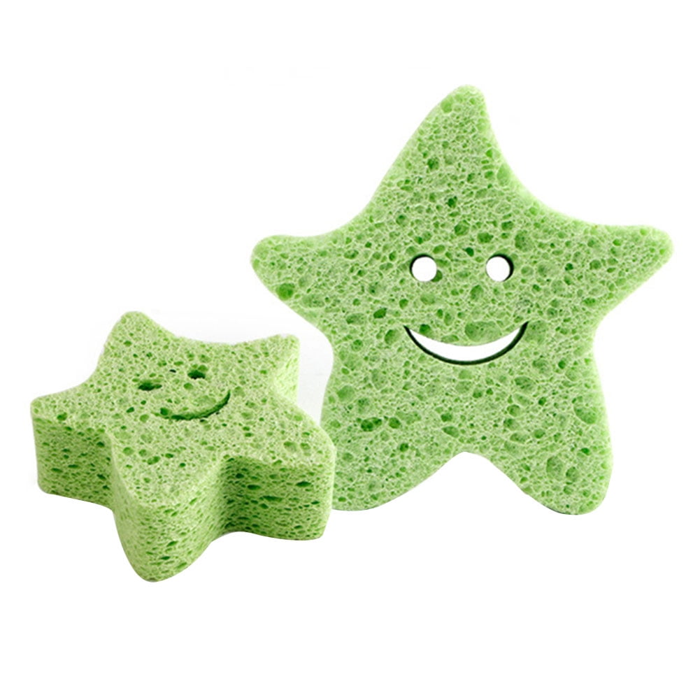 Baby Bath Sponge Loofah Infant Shower Cotton Scrub