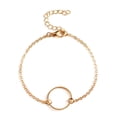 thumbnail image 1 of ziyahi Mode Boucle Cheville Délicat Réglable Résistant à l'Usure Rond Or Bracelet Cheville en Argent Valentines Jour Chaînes de Pied pour les Femmes Or, 1 of 6