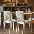 thumbnail image 5 of Xoenoiee Rose Butterfly Print Chair Back Covers for Dining Chairs, Washable Removable Chair Slipcover Back Chairs Protector for Wedding Shower Party Ceremony Hotel, 1 Pack, 5 of 7