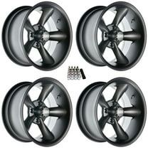 GTW Godfather 12" Golf Cart Wheels/Rims Gray Yamaha