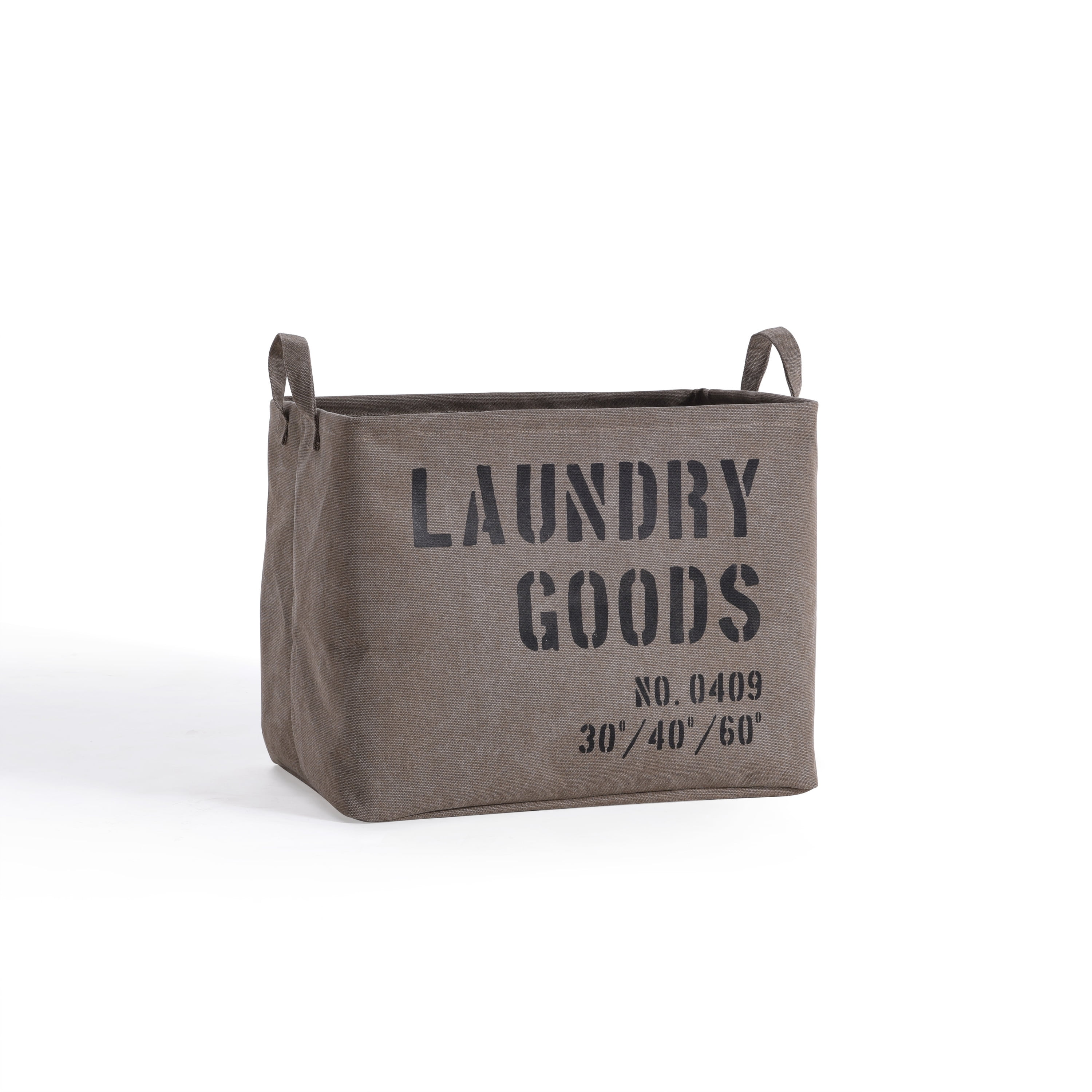 Danya B. Army Canvas Laundry Basket