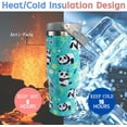 thumbnail image 4 of 30oz Panda Tumbler with Handle and Straw, Cute Panda Insulated Leak Proof Travel Coffee Mug, Reusable Stainless Steel Tumbler for Panda Lovers, Panda Gifts for Women,Girls, 4 of 6