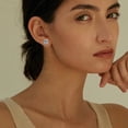 thumbnail image 5 of SMILEST 5 Pairs Stud Earrings Set for Women S925 Sterling Silver Post Princess Hypoallergenic Stud Earrings for Women, 5 of 7