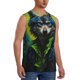 thumbnail image 2 of Fotbe Realistic Style Wolf Warrior Men's Camiseta sin Mangas Estampada para Hombres, Playera Casual para Gimnasio, Entrenamiento, Playa-Small, 2 of 7