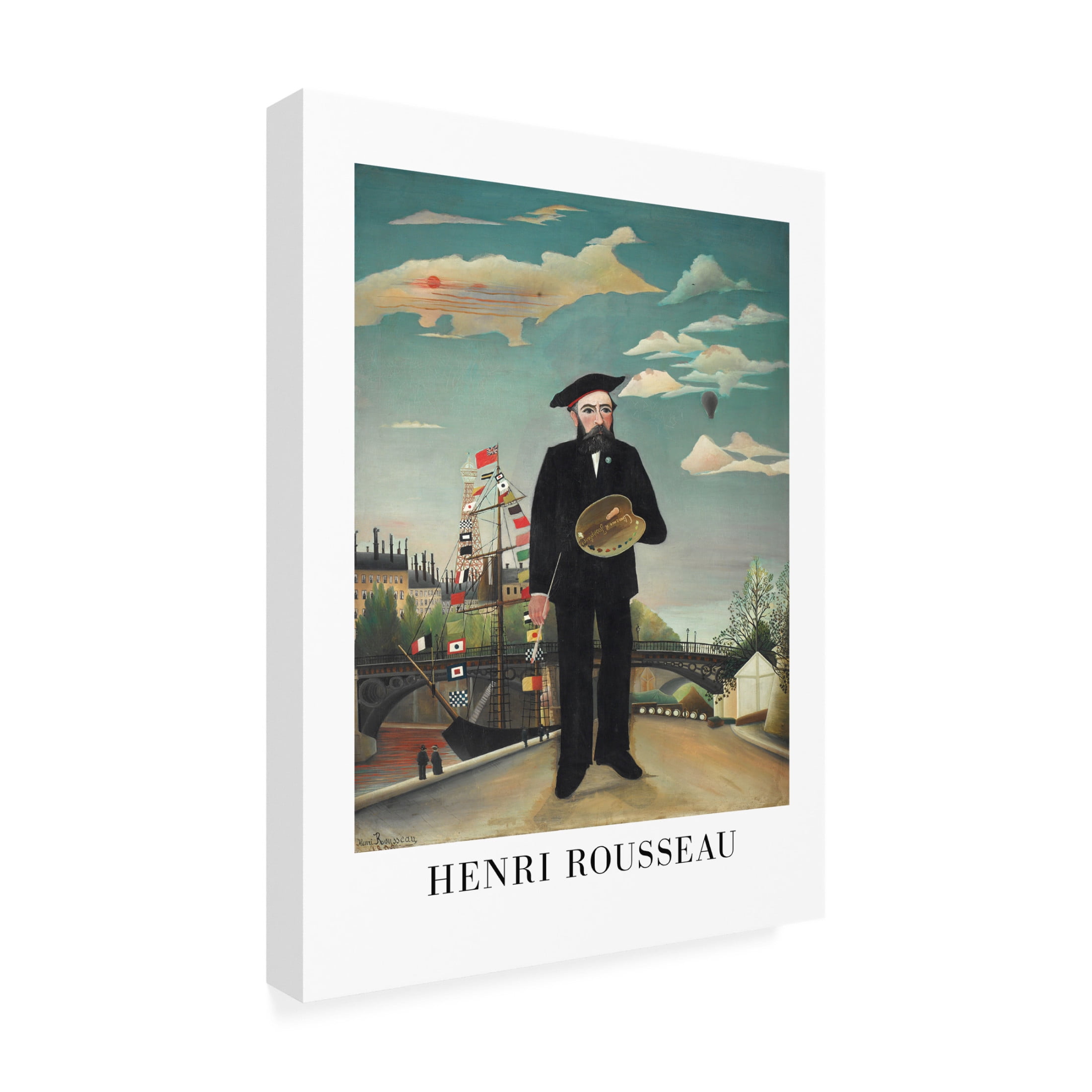 Trademark Fine Art Pictufy  Self Portrait 1890 Canvas Wall Art