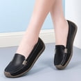 thumbnail image 2 of Penny Loafers for Women Thick Soft Sole Nonslip Driving Shoes Comfortable Casual Slip on Walking Shoes Moccasins Black Size 9, 2 of 7