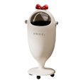 thumbnail image 2 of GROWTH TANK Trash Bin with Wheels Practical Sturdy Durability 360 degree Rotation Waste Bin Trash White, 2 of 9