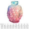 thumbnail image 2 of Colorful Fish Scale Pattern 3d Sweatshirts Hoodie Fashion Casual Personality Men's Women Street Hoodie Pullovers Long Sleeve Comfortable Top, 2 of 6