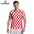 thumbnail image 4 of Camisetas de fútbol de Croacia de verano para hombre y mujer de NADANBAO, camisetas deportivas, camisetas de fútbol con impresión 3D, camiseta de fitness, 4 of 5