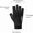 thumbnail image 2 of Bamboohart Mens Sun Protection Driving-Gloves Non-Slip Touchscreen Ice-Silk Sunblock Glove for Cycling Riding, 2 of 6