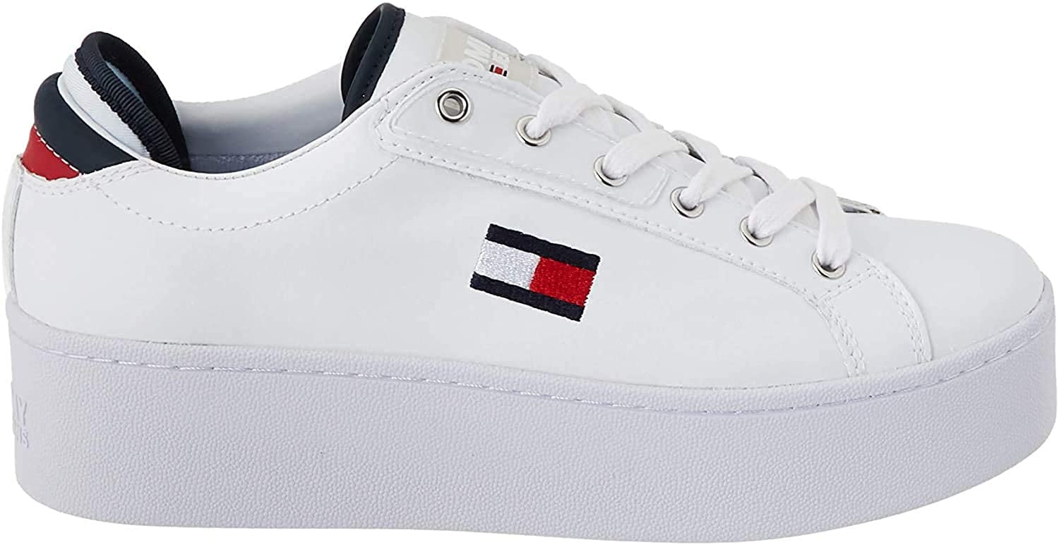 tommy jeans flatform trainers