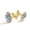 Color 2, variant on Men's Classic Stainless Steel, Cute Ladybugs Green Umbrella Cufflinks Business Wedding Shirts, Golden