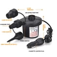 thumbnail image 3 of Electric Air For Inflatables Air Mattress Quick Fill Inflator Deflator Air Bed Black, 3 of 6
