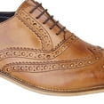 thumbnail image 3 of Roamers Mens Leather Brogue Oxford Shoes, 3 of 4