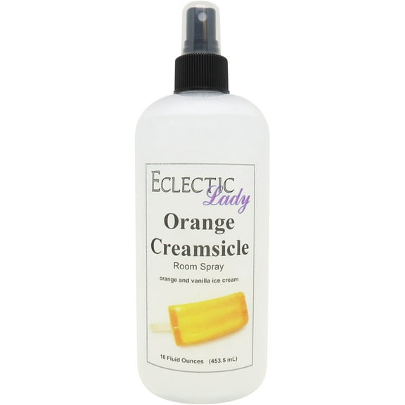 Orange Creamsicle Room Spray by Eclectic Lady (Double Strength), 4 Ounces, Fragrant Aromatic Room Mist For Home, Room, Office