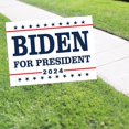 thumbnail image 2 of Biden For President 2024 Vote For Biden USA President Coroplast Yard Sign, 2 of 2
