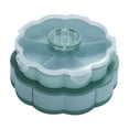 thumbnail image 1 of Vwrxbz Rotating Snack Tray Divided Candy Box 360 Spinning Double Layer Storage Container Organizer, 1 of 5