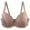 8-Beige, variant on YWDJ Sleep Bras for Women Plus Size Closure in Back Sleep Bras No Wires Comfy Bras Adjustable Straps Half Cup Push up Wrap Lounge Bras Padded Plus Size Lace Bras Comfortable Bras Black 2XL