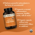thumbnail image 4 of Dr. Mercola Organic Fermented Turmeric - 370 mg Fermented Turmeric - High-Bioavailability Curcuminoids - USDA Organic, Non-GMO, Gluten-Free & Soy-Free - 180 Capsules (90 Servings), 4 of 7