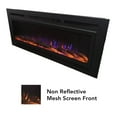 thumbnail image 5 of The Sideline Steel Mesh Screen Non Reflective 80047 60" Recessed Electric Fireplace, 5 of 8