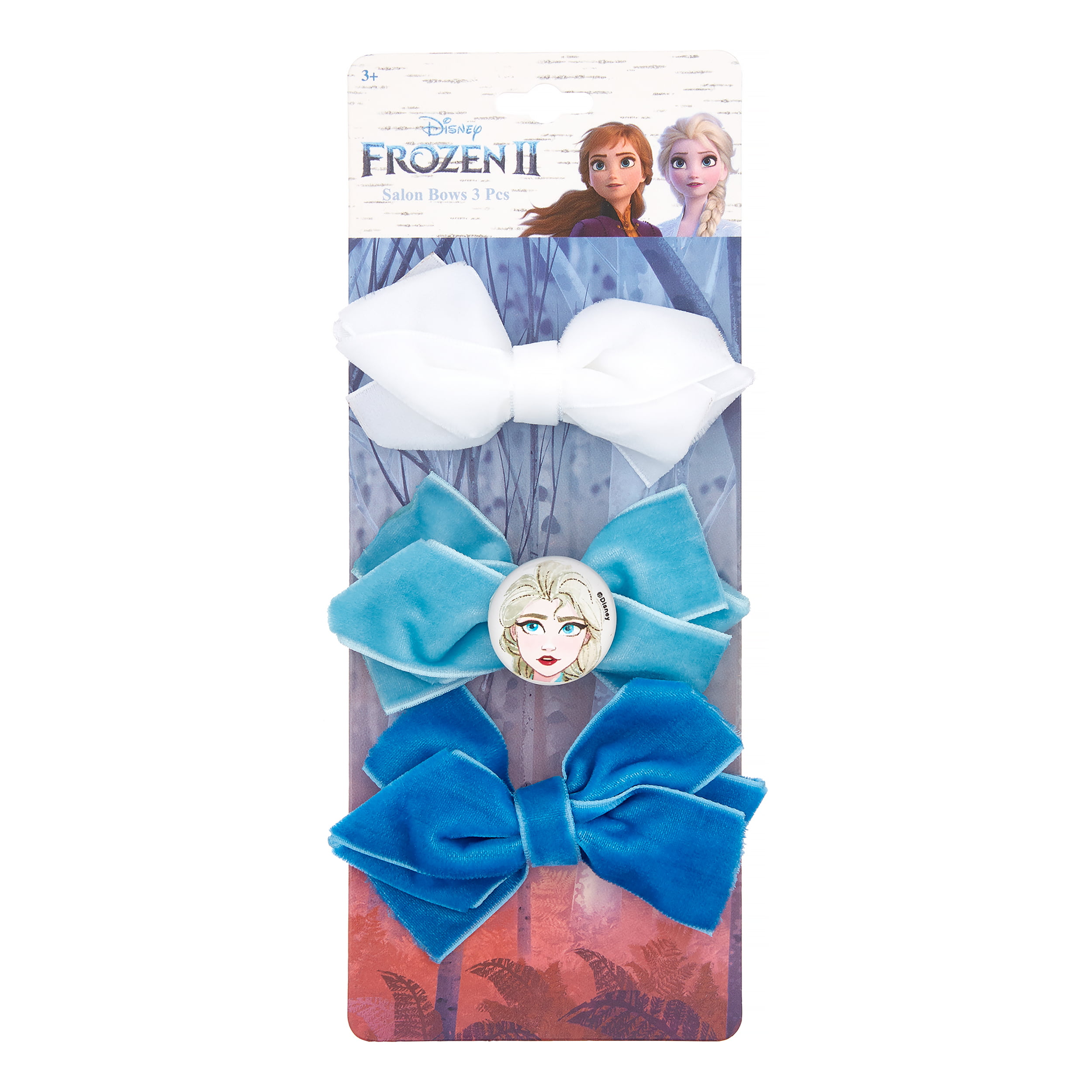 Details about   Disney Frozen 2 II Elsa & Anna Long Hair clip accessory Hair bows Princess 