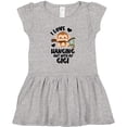 thumbnail image 3 of Inktastic Monkey I Love Hanging out with My Gigi Girls Toddler Dress, 3 of 5