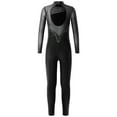 thumbnail image 5 of TiaoBug Kids Girls Long Sleeve Figure Ice Skating Jumpsuit Gymnastics Leotard Unitard A Black 8, 5 of 5