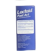 Lactaid Fast Act - 32 Caplets, Pack of 4