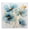 Sapphire Gold Flower Bouquet, variant on Stupell Industries Contemporary Sapphire and Gold Florals Canvas Art, 17 x 17, by Creative Studio