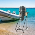 thumbnail image 4 of Costway Outboard Boat Motor Stand Heavy Duty Engine Carrier Cart Dolly with 4 Smooth Wheels, 4 of 9