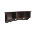 thumbnail image 6 of Alaterre Shaker Cottage Storage Bench/Coat Hook with Storage, Espresso, 6 of 9