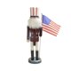 thumbnail image 2 of Figura decorativa BLESIY de cascanueces Navidad Bandera americana madera, 2 of 8