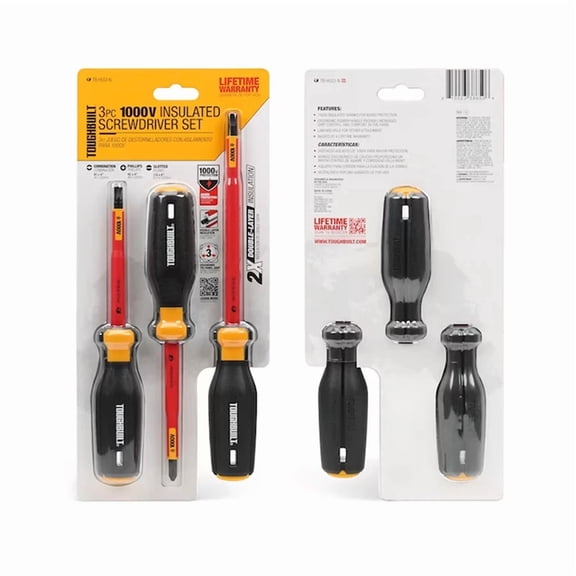 TB-H5S3-N 3pc. 1000V Insulated Screwdriver Set Screw Driver Set Hand Tools