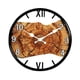 thumbnail image 5 of Reloj de pared silencioso de madera para colgar en la pared, moderno y silencioso, adorno decorativo para pared. Números romanos, 5 of 7