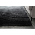 thumbnail image 2 of Amazing Rugs, LLC 3D Shaggy Hand-tufted Polyester Modern Area Rug Two Tone Grey Swirl 2' x 3' 2' x 3', 2 of 5