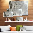 thumbnail image 3 of Winter Rural Road at Sunrise - Large Forest Canvas Art Print, 3 of 4